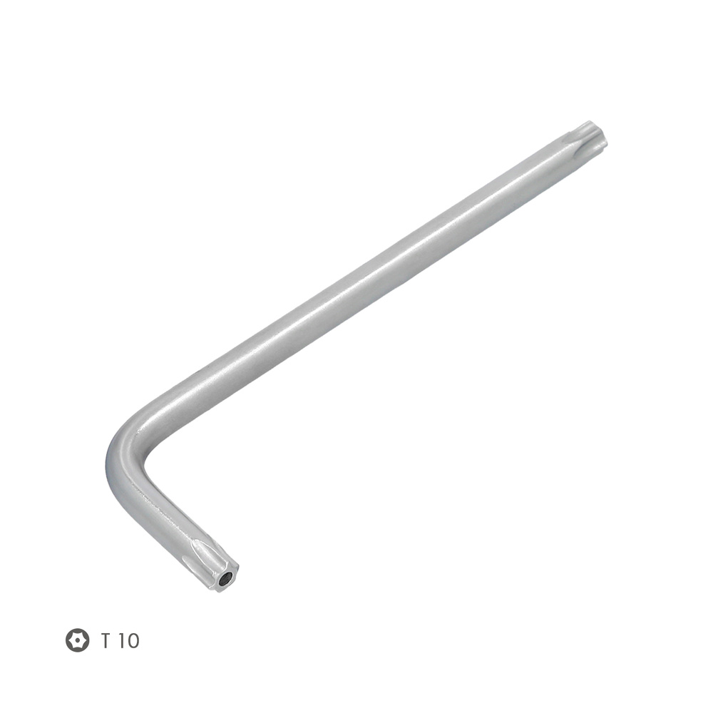 Llave Torx Inviolable Larga Acero Cromo Vanadio Profesional T10 mm. Llave Estrella, Llave Allen Estrella - Imagen 3