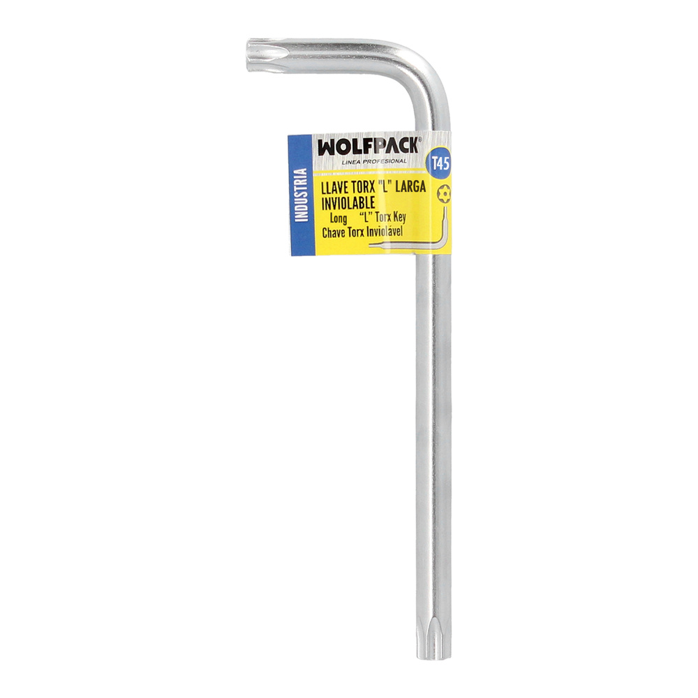Llave Torx Inviolable Larga Acero Cromo Vanadio Profesional T45 mm. Llave Estrella, Llave Allen Estrella - Imagen 5