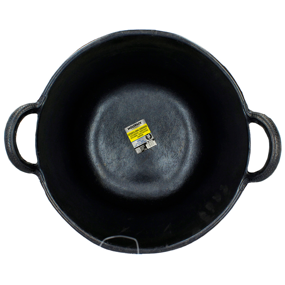 Espuerta Goma Carbonera 30 Litros Con Asas Base y Laterales Reforzado. Espesor 1 cm. Espuerta Obra, Cubo Goma Obra - Imagen 4