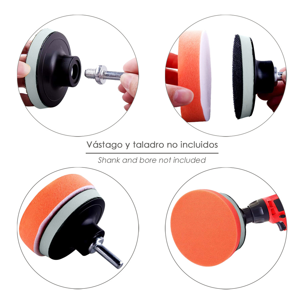 Disco Pulidor Esponja Con Velcro Ø 125mm. - Imagen 5