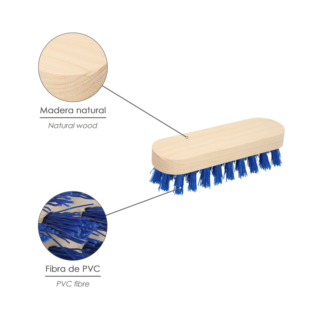 Cepillo Raices De Mano Fibra de PVC 4x9 - Imagen 4