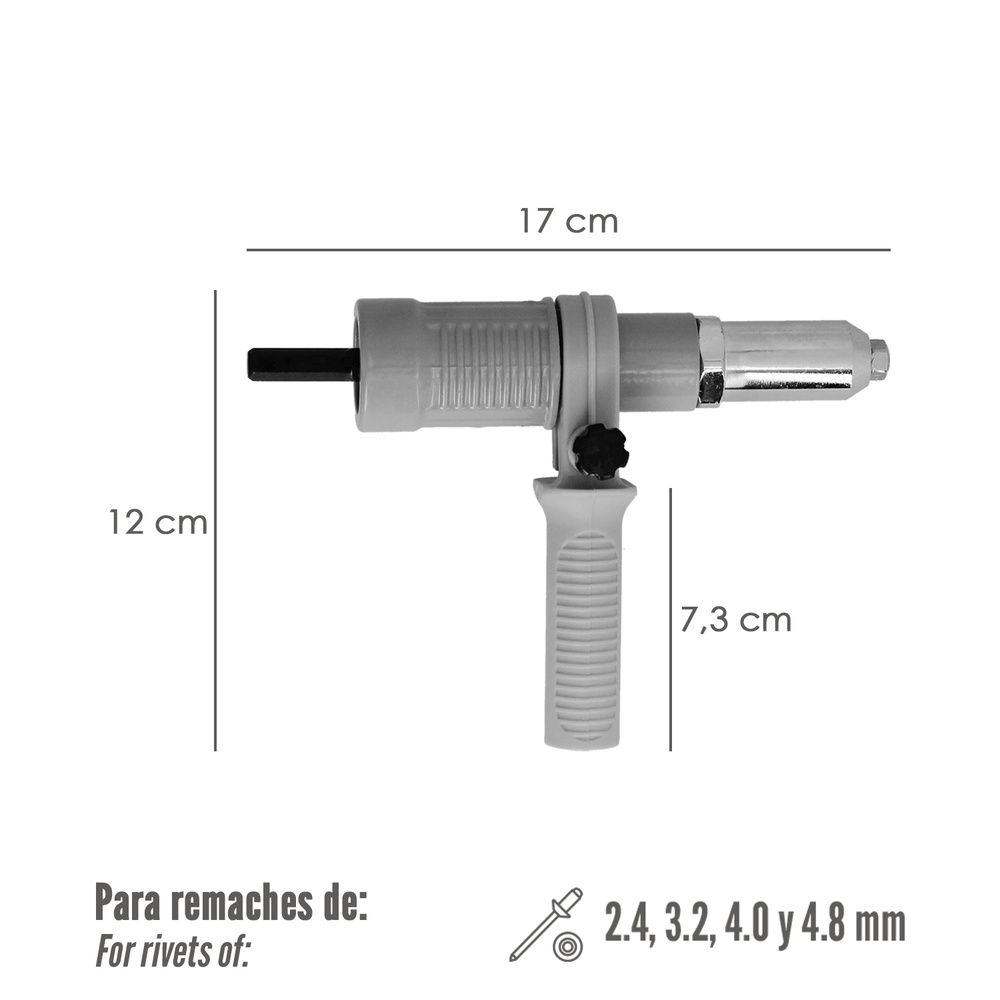 Kit Remachadora Para Taladro - Imagen 2