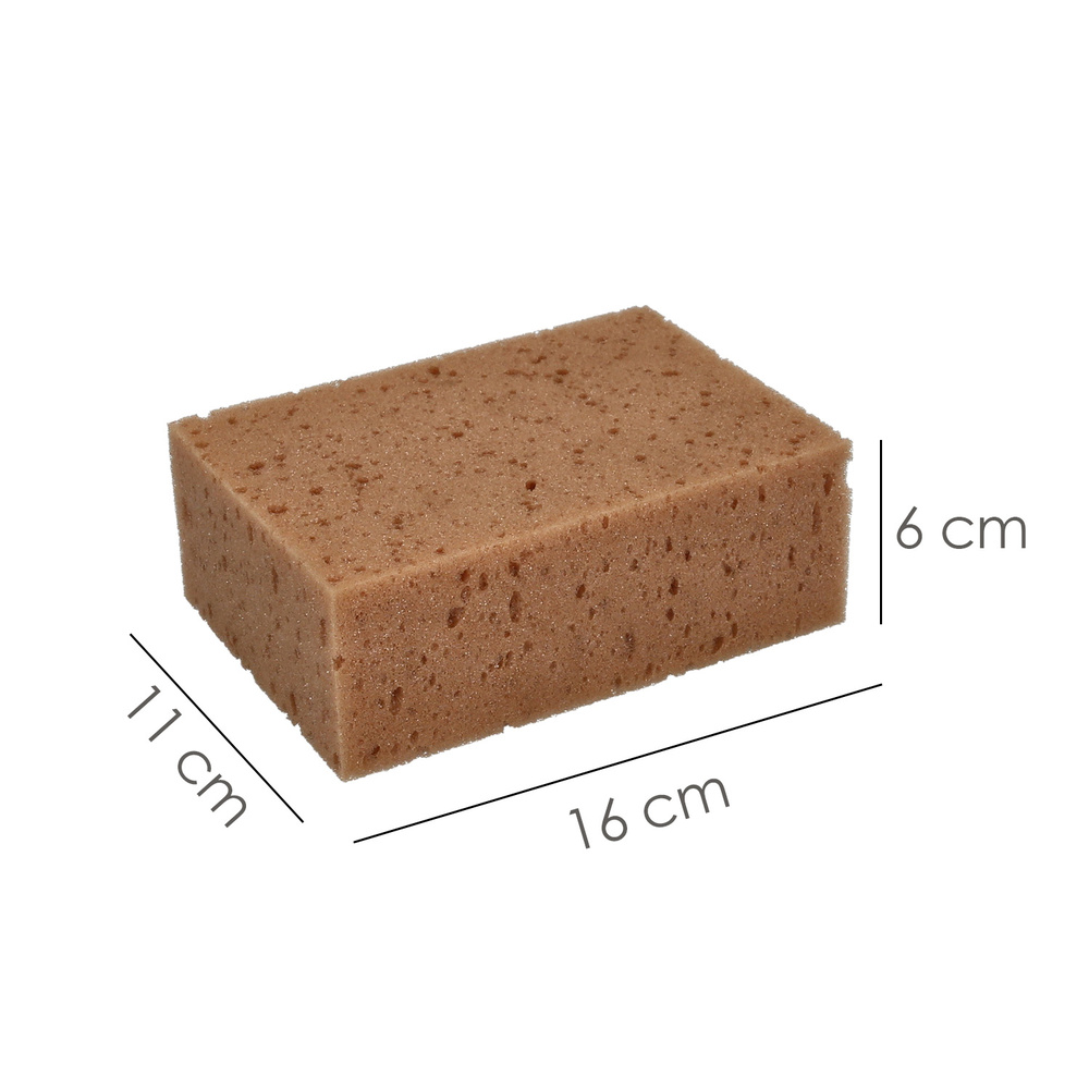 Esponja Obra Albañil Limpieza Solador Profesional 16 x 11 cm. - Imagen 2