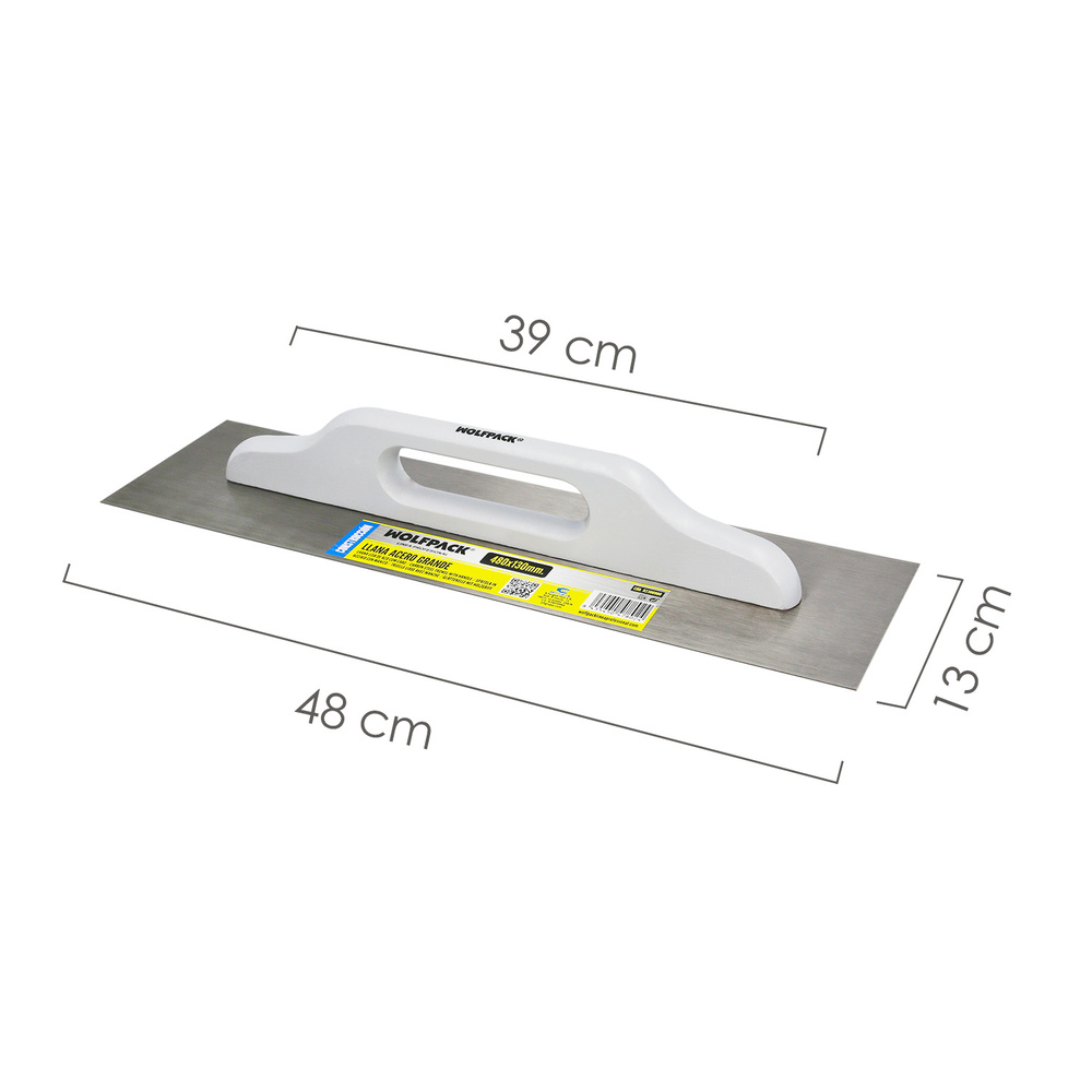 Llana Acero Grande 480x130 mm. - Imagen 2