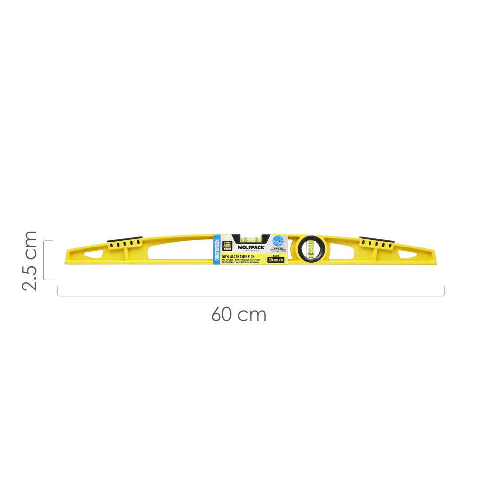 Nivel Ala De Avion Magnetico Plus 60 cm. - Imagen 2