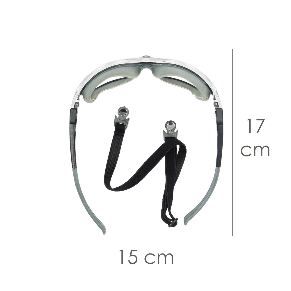 Gafas Acolchadas Transparentes EN ISO 16321 - Imagen 2