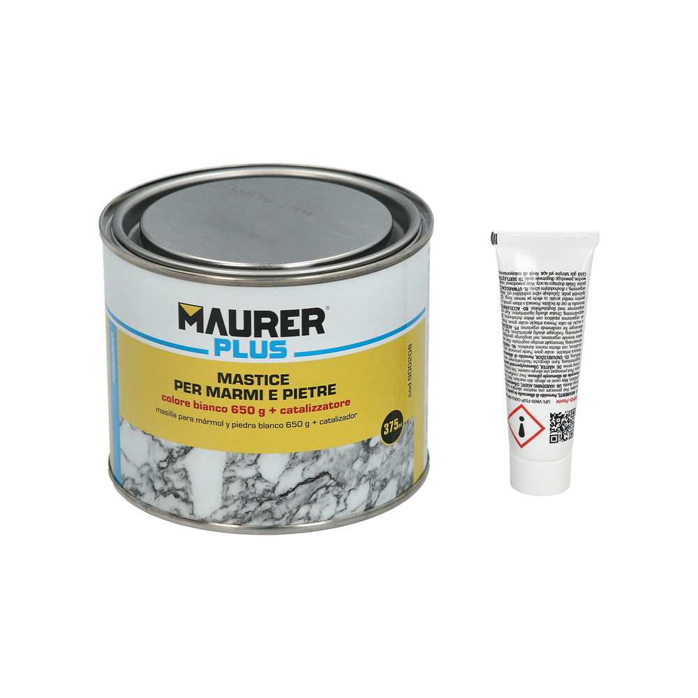 Masilla Para Marmol 375 ml. Blanca Con Catalizador - Imagen 2
