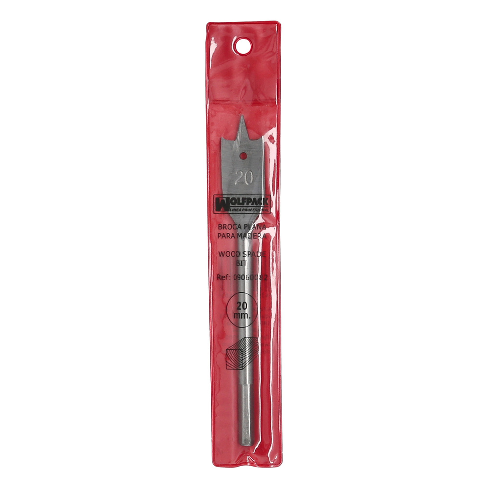 Broca Plana Madera 3 Puntas Wolfpack 20,00 mm. - Imagen 5