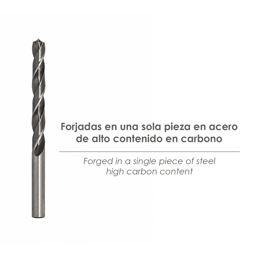 Broca Espiral Madera y Plástico Wolfpack 9,00 mm. - Imagen 2
