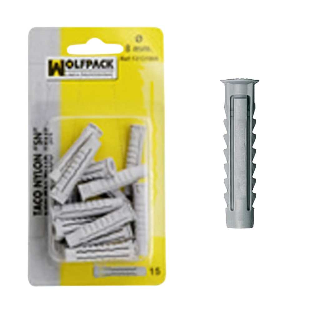 Taco Nylon SN 6 mm. (30 Piezas)