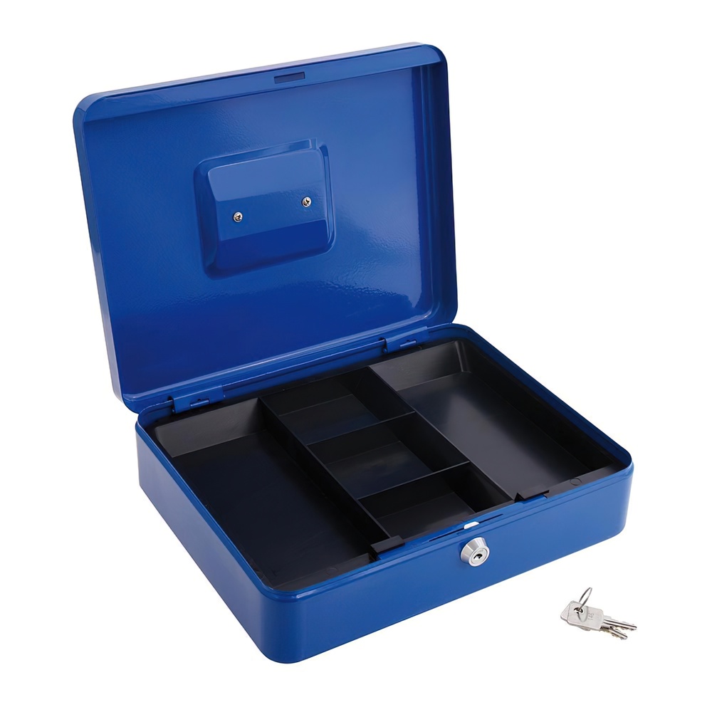 Caja Caudales Wolfpack Pintada Nº 3 250x180 mm. Con Bandeja Interior - Imagen 2