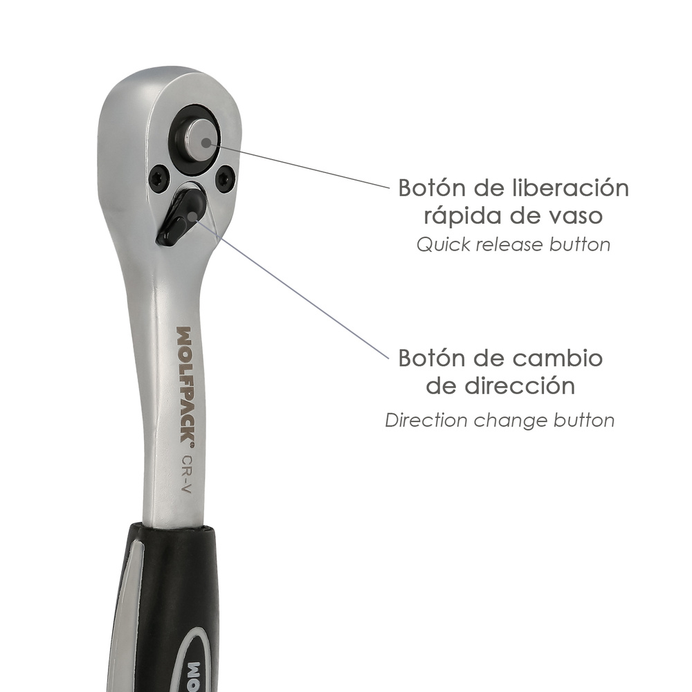 Llave Carraca Plus 1/4 Gran Torsión - Imagen 3