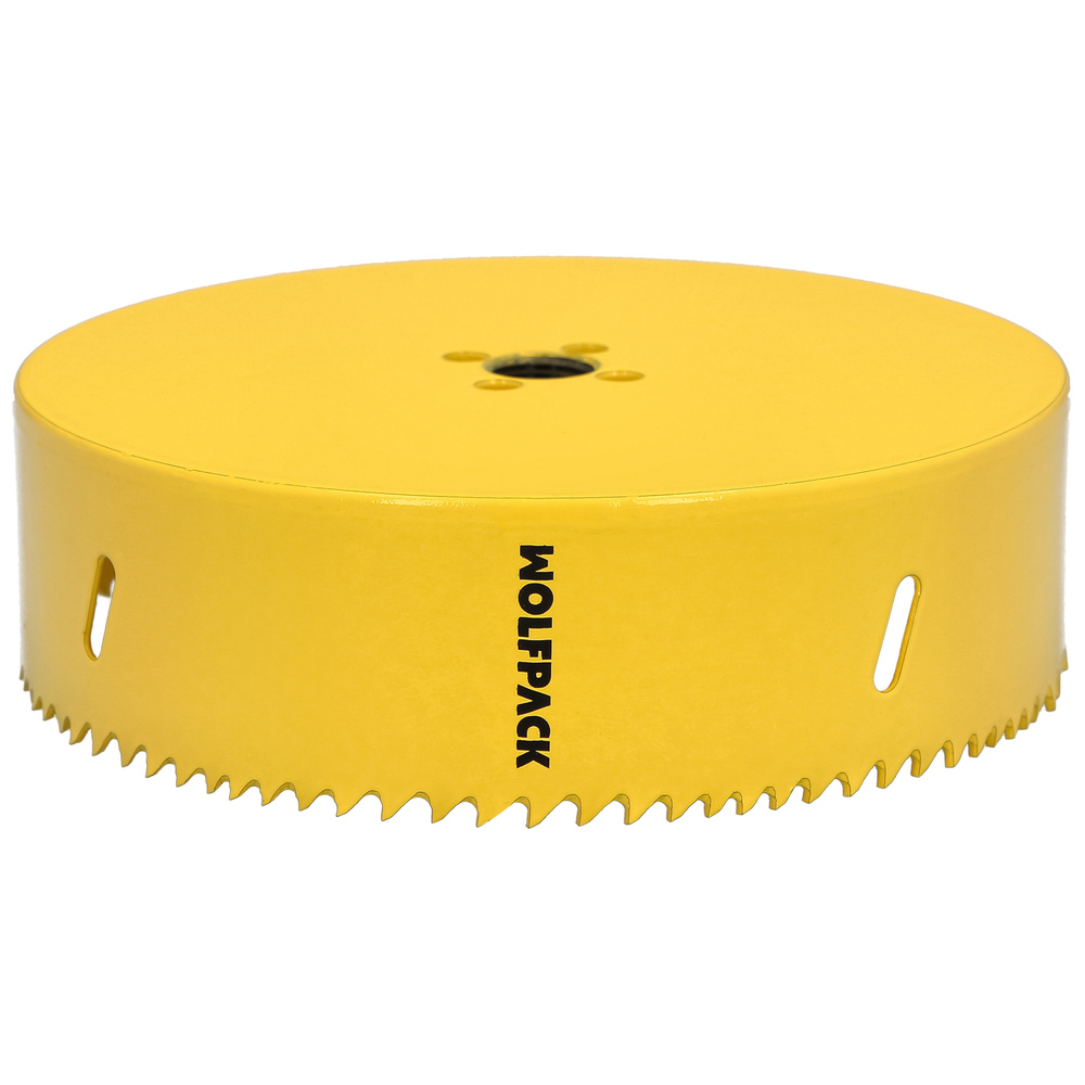 Corona Sierra Bimetal Ø 152 mm. Templado Termico, Base Reforzada. Corona Madera, Broca Agujeros Madera, Acero, Hierro, Plasticos - Imagen 3