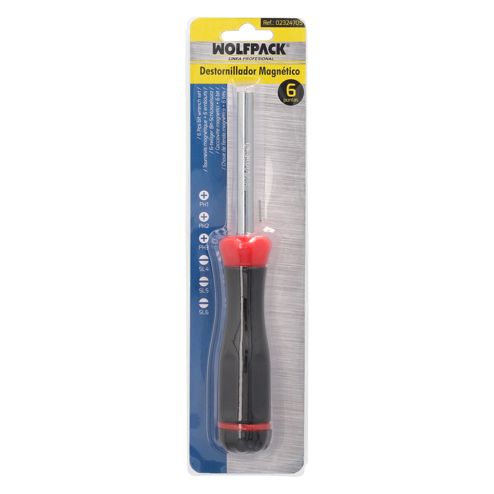 Juego De Puntas con Destornillador 1/4" 7 Piezas. Acero Cromo Vanadio, Kit Destorpuntas, Puntas Destornillador. - Imagen 4