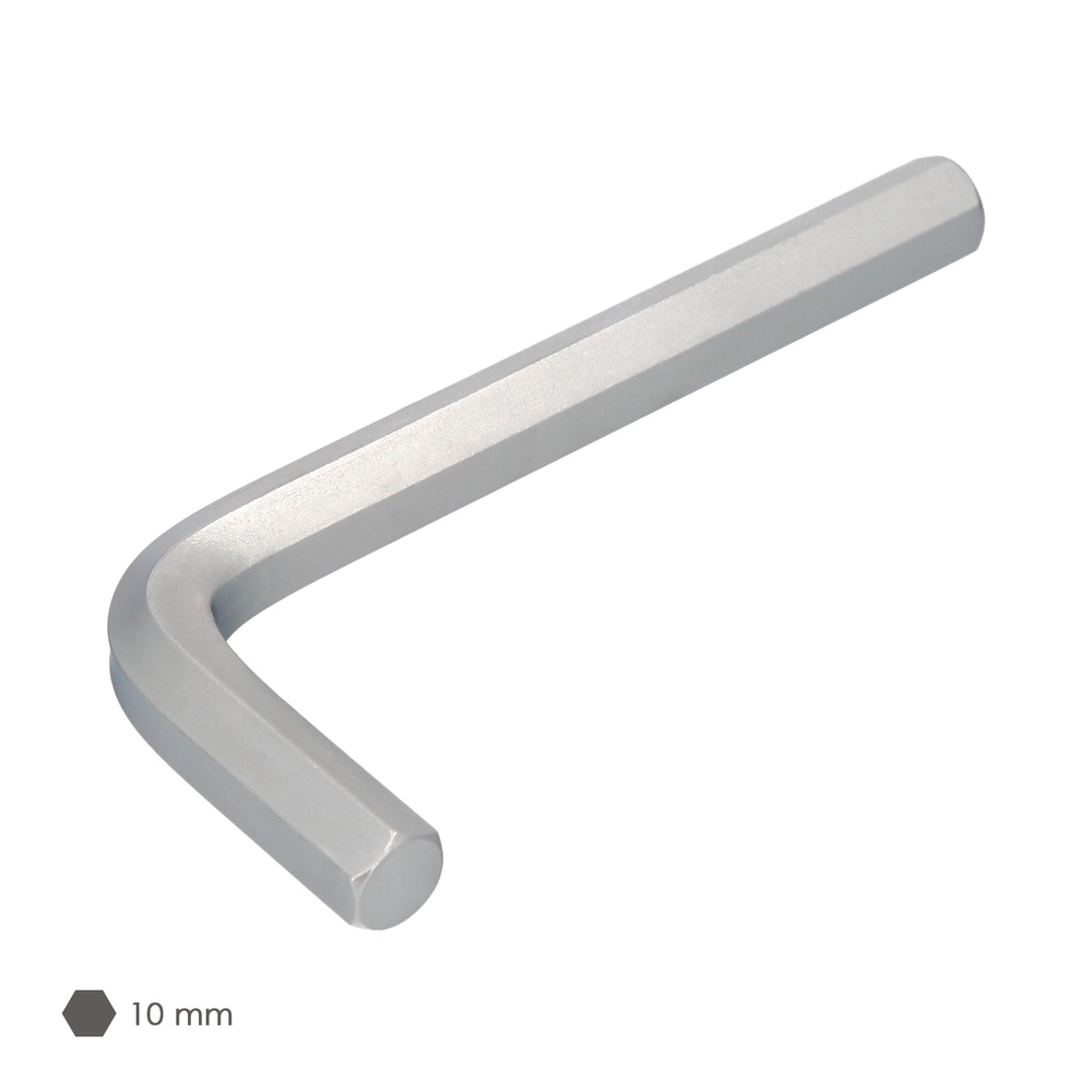 Llave Allen Standar Acero Cromo Vanadio Profesional 10,0 mm. Llave Hexagonal, Llave Allen Taller Mecanica, Llave Allen Bricolaje - Imagen 3