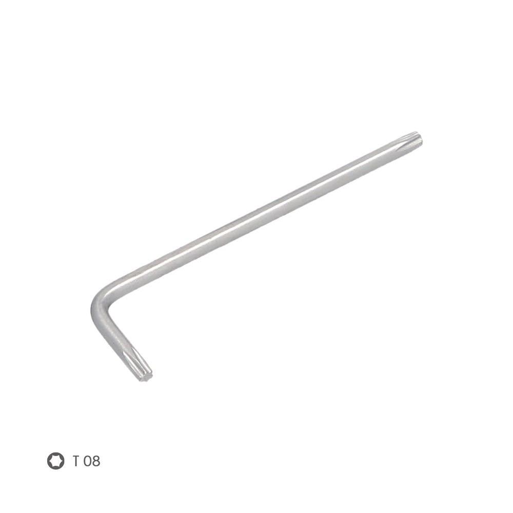 Llave Torx Standar Acero Cromo Vanadio Profesional T08 mm. Llave Estrella, Llave Allen Estrella - Imagen 3