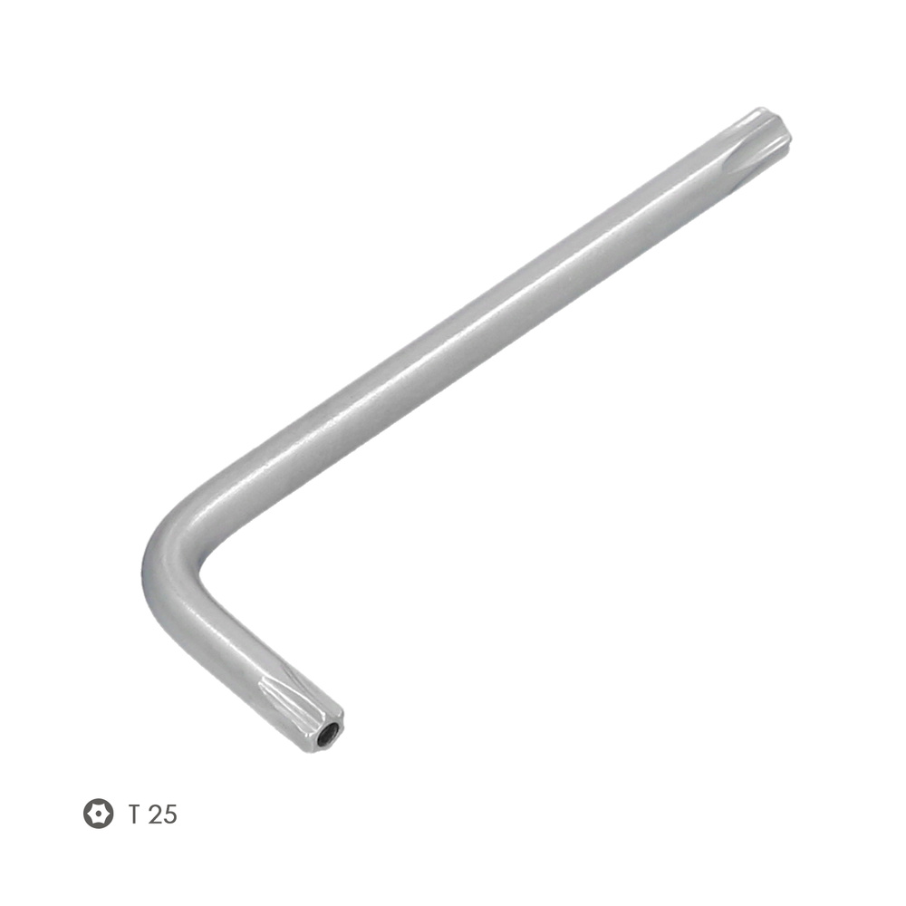 Llave Torx Inviolable Standar Acero Cromo Vanadio Profesional T25 mm. Llave Estrella, Llave Allen Estrella - Imagen 3