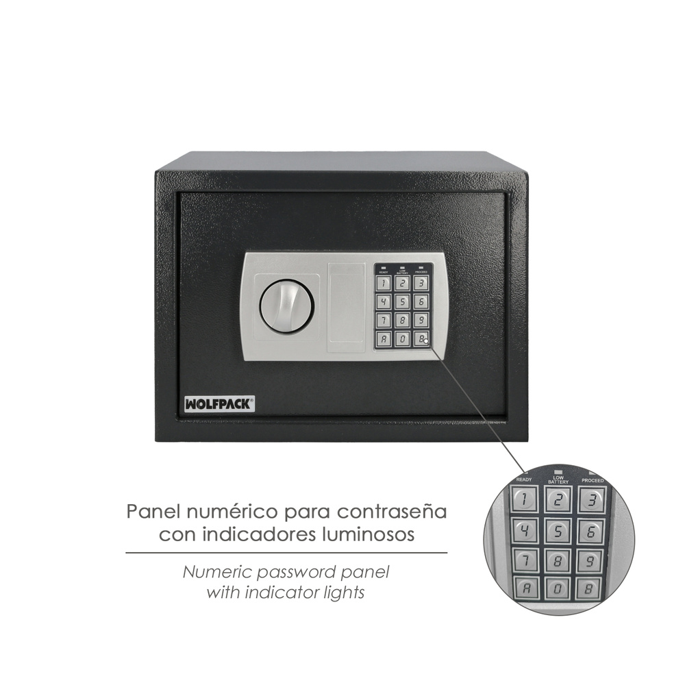 Caja Fuerte Sobreponer Electrica 35x25x25 cm. - Imagen 4
