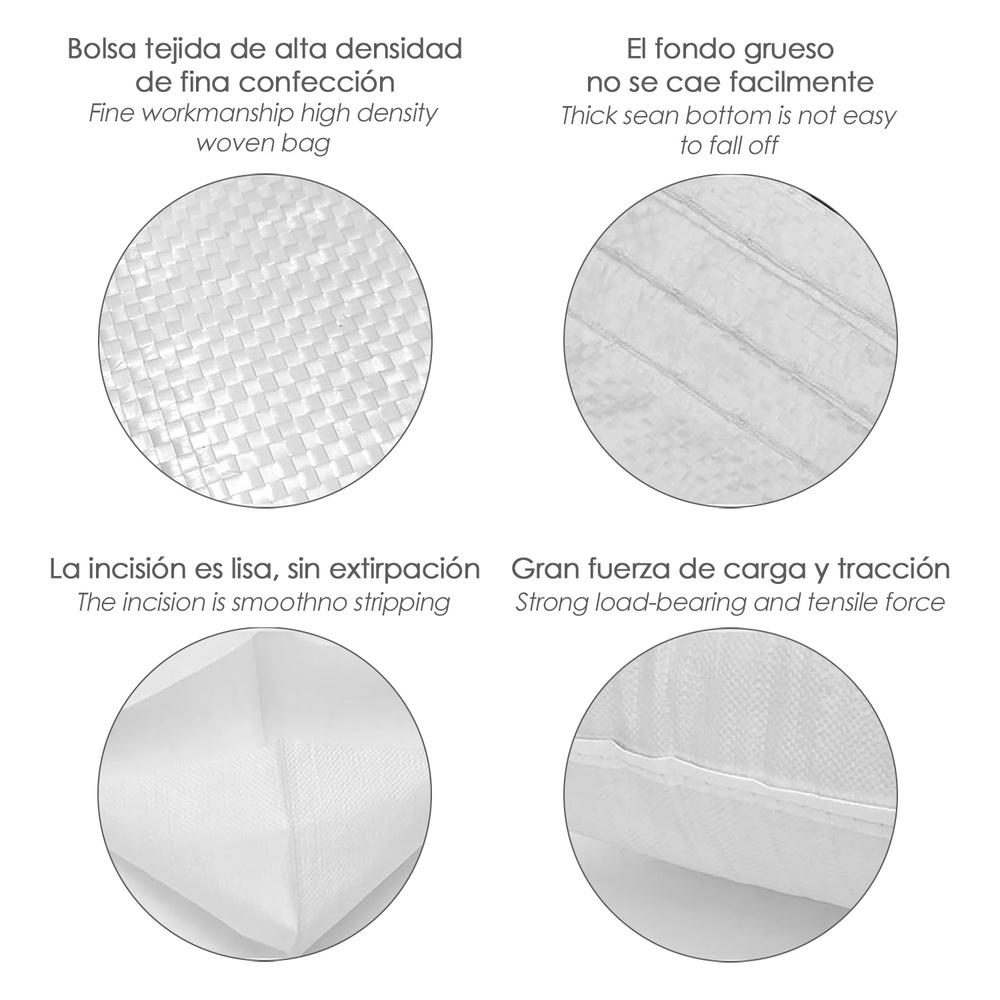 Saco Obra Rafia 50x 80 cm. - Imagen 3