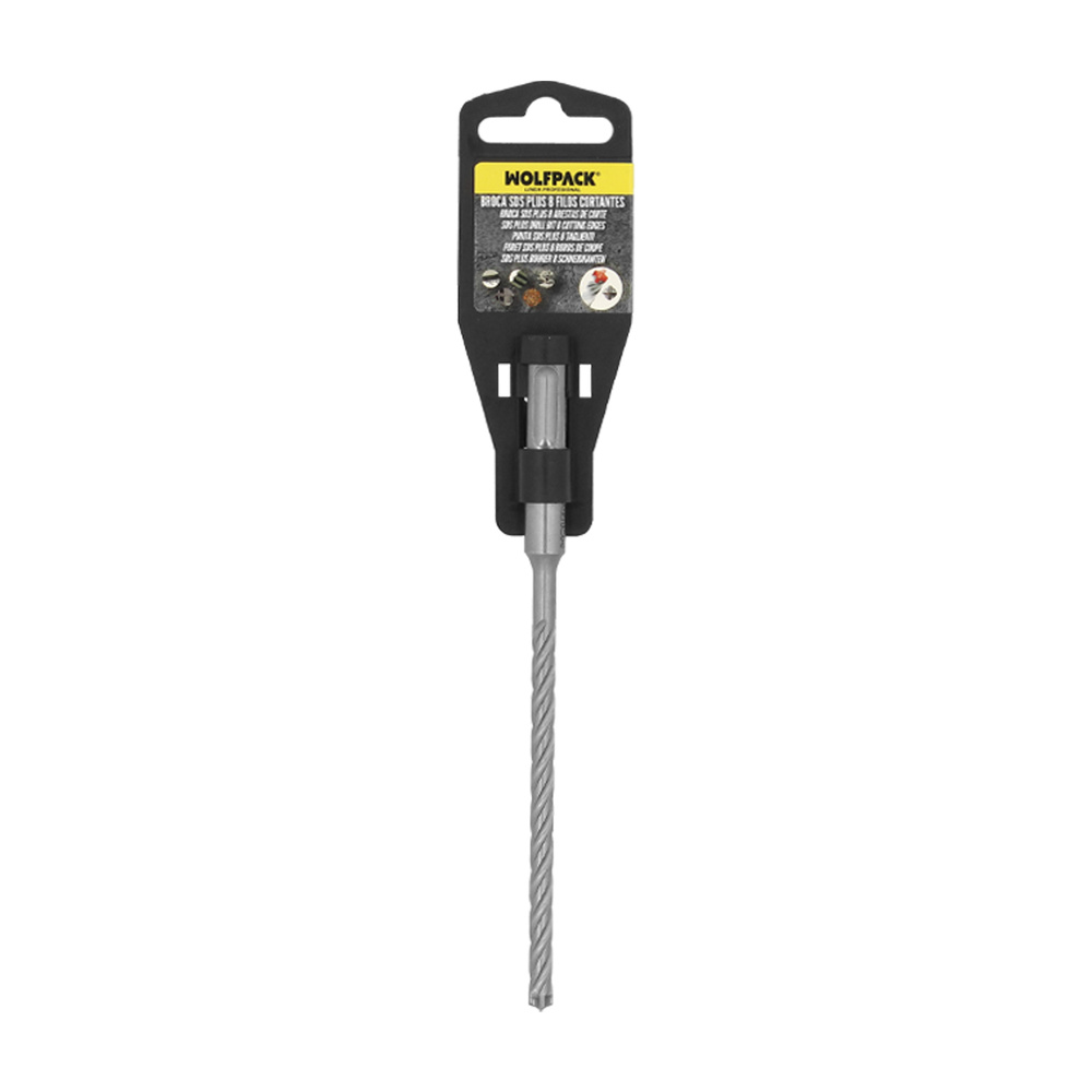 Broca Sds Plus 8 Filos Cortantes Especial Para Hormigon Armado Ø 10 x 160 mm. Broca Paredes, Broca Cimientos, Broca Muros - Imagen 4
