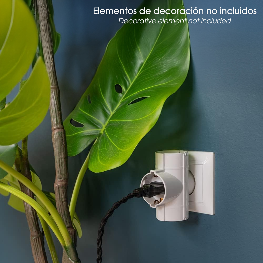 Adaptador Triple Schuko 16 A 250 V. - Imagen 5