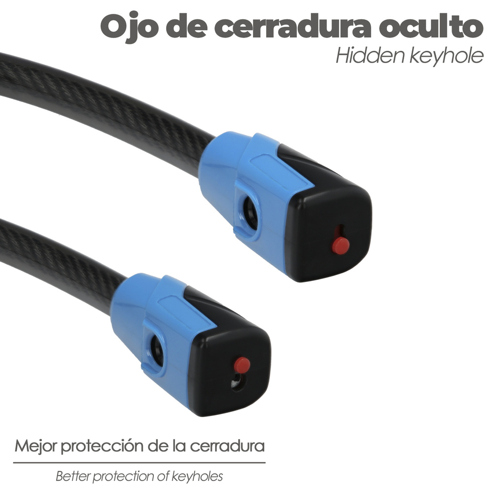Cable Bicicleta con Llave Plana 18 Mm x 100 Cm - Imagen 4