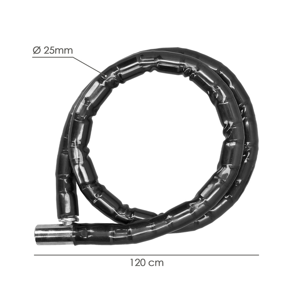 Piton Moto Blindado Llave Tubo 25 x 100 cm. - Imagen 2