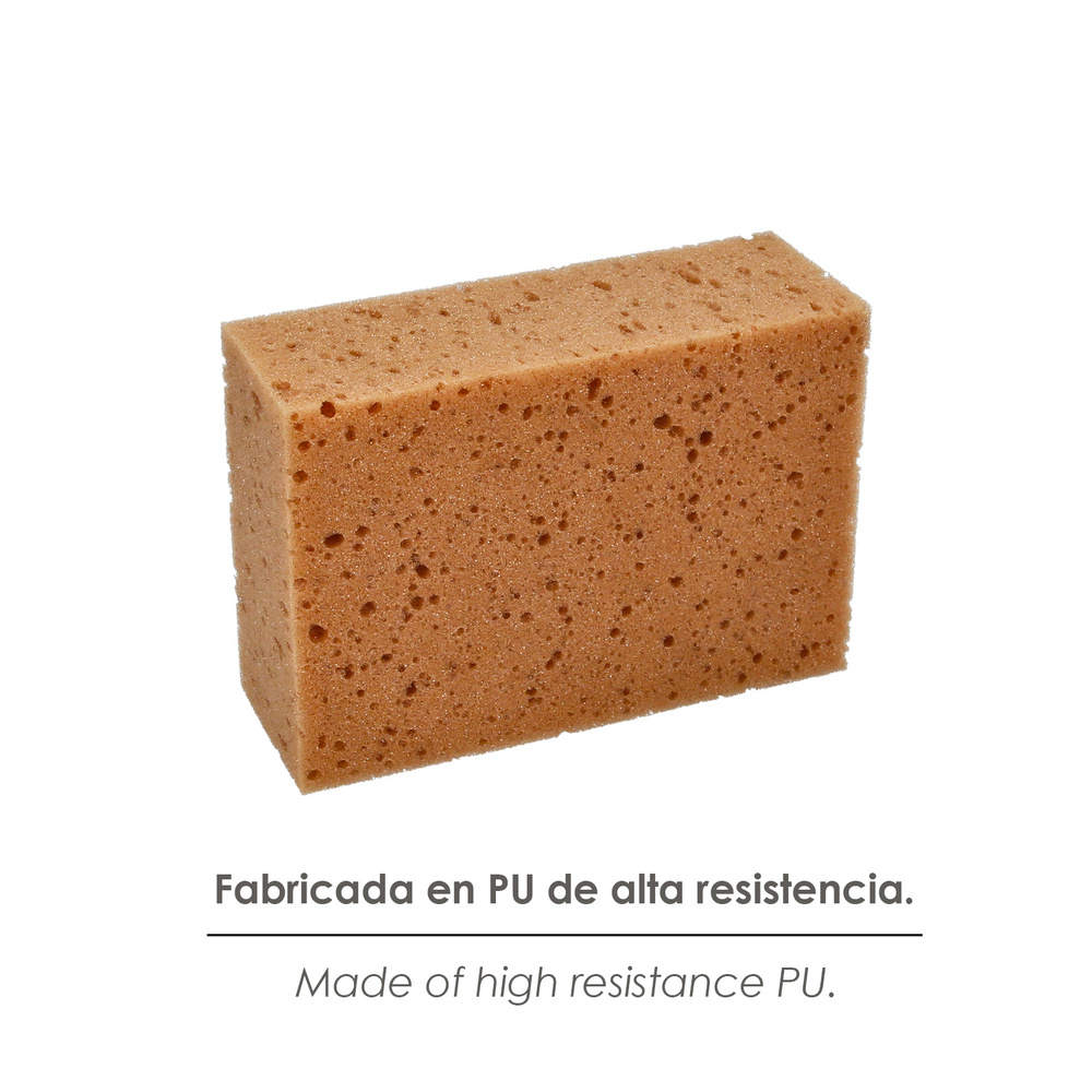 Esponja Obra Albañil Limpieza Solador Profesional 16 x 11 cm. - Imagen 3