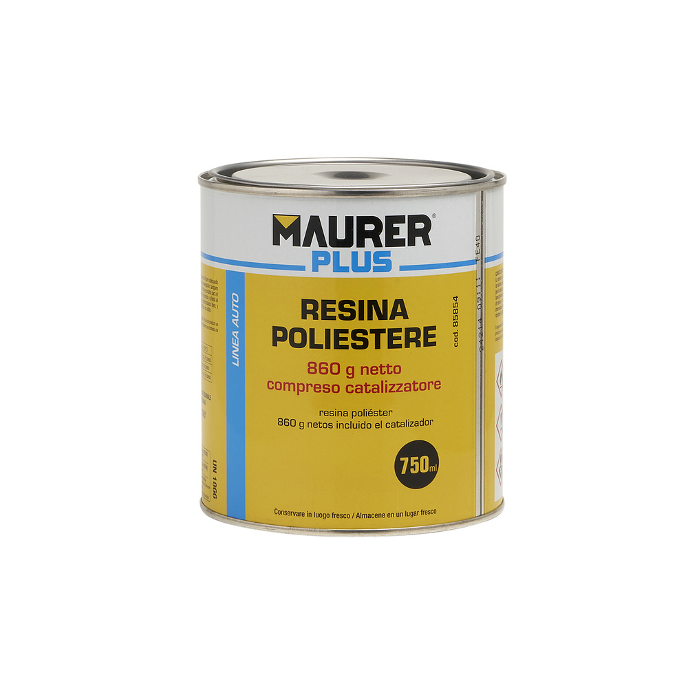 Kit Reparación Resina Poliester 750 Ml Con Endurecedor y 0,5m2 De Fibra De Vidrio - Imagen 3