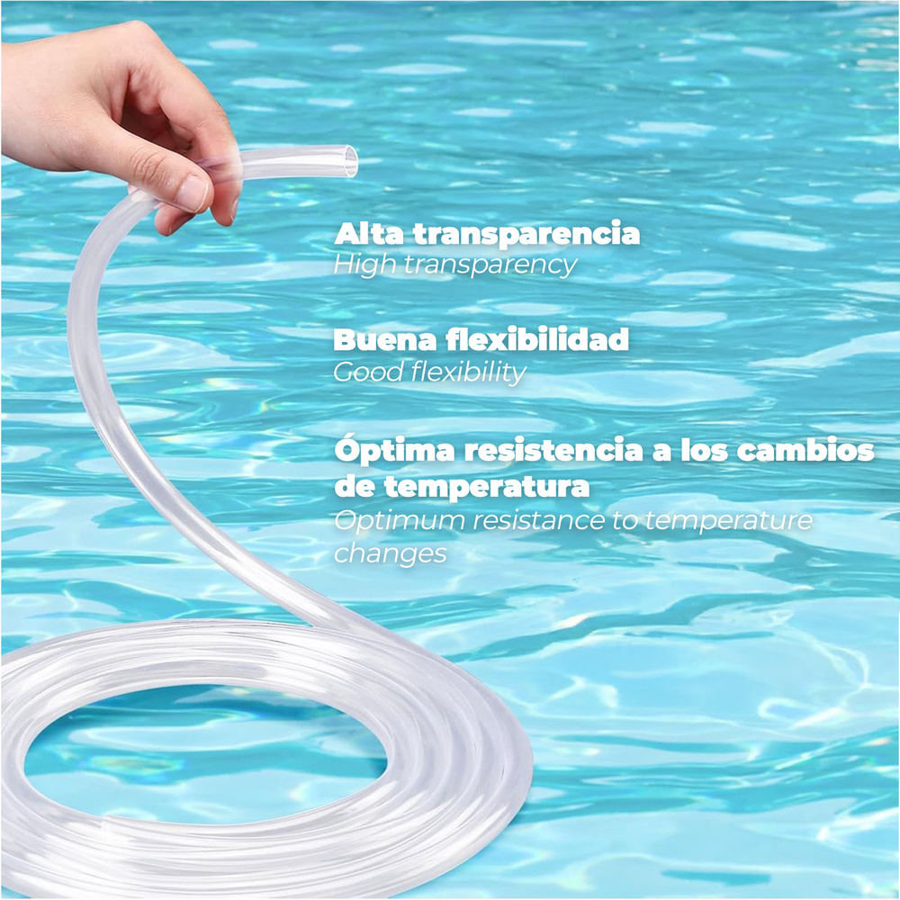 Tubo Transparente De Nivel 10x14 mm. Rollo 50 metros. - Imagen 5