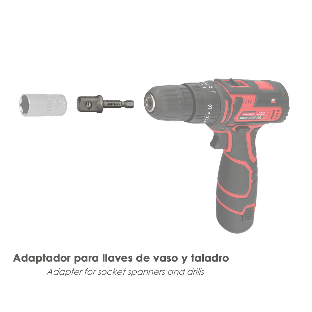 Adaptador Para Llaves De Vasos De 1/2" - Imagen 3