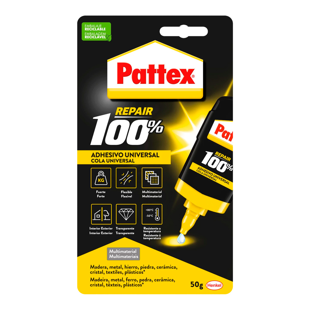 Nural Pattex 100% Cola (Botella 50 gr.)
