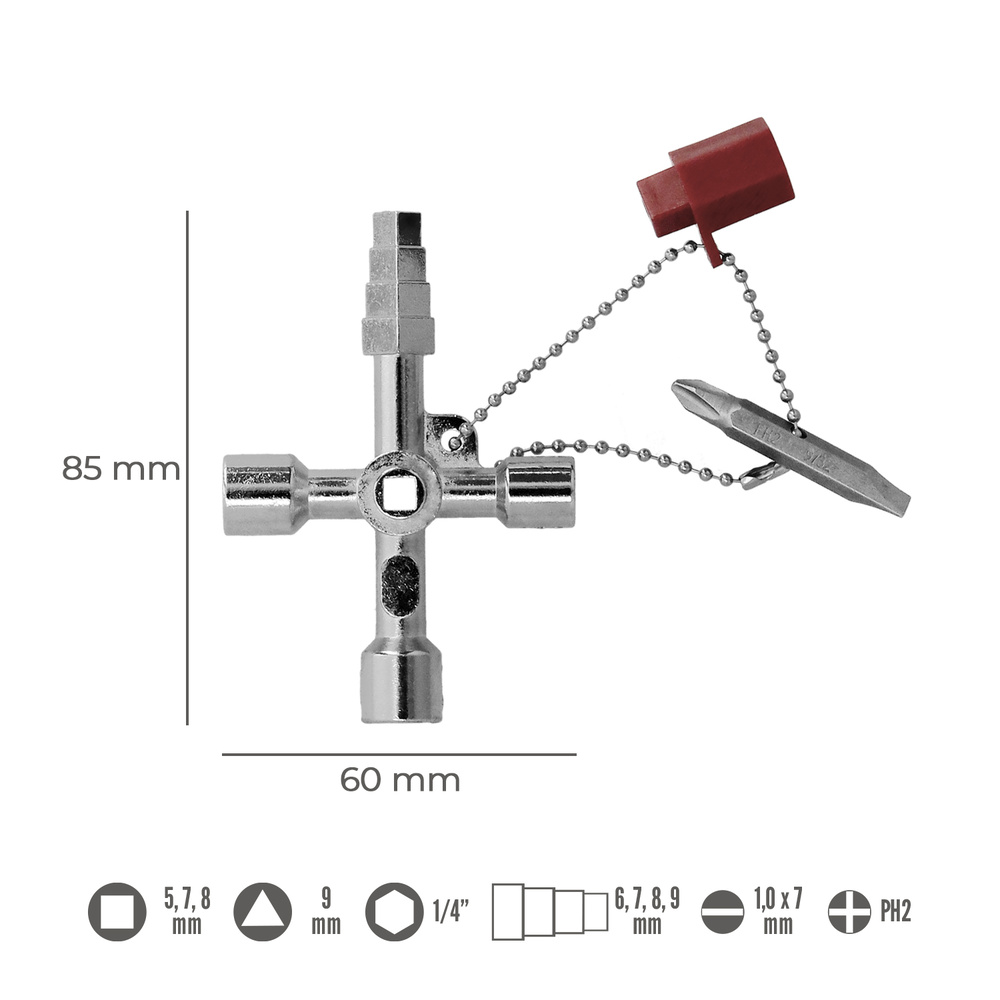 Llave De Cabina - Calefacción, Aire Acondionado y Saneamientos - Imagen 2