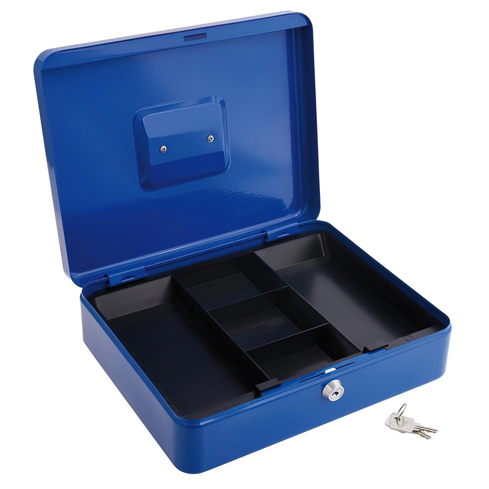 Caja Caudales Wolfpack Pintada Nº 4 300x235 mm. Con Bandeja Interior - Imagen 2