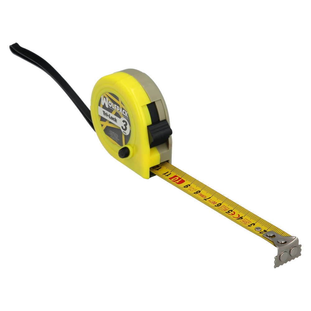 Flexometro Magnético Amarillo Con Freno 3 Metros / 16 mm. - Imagen 3
