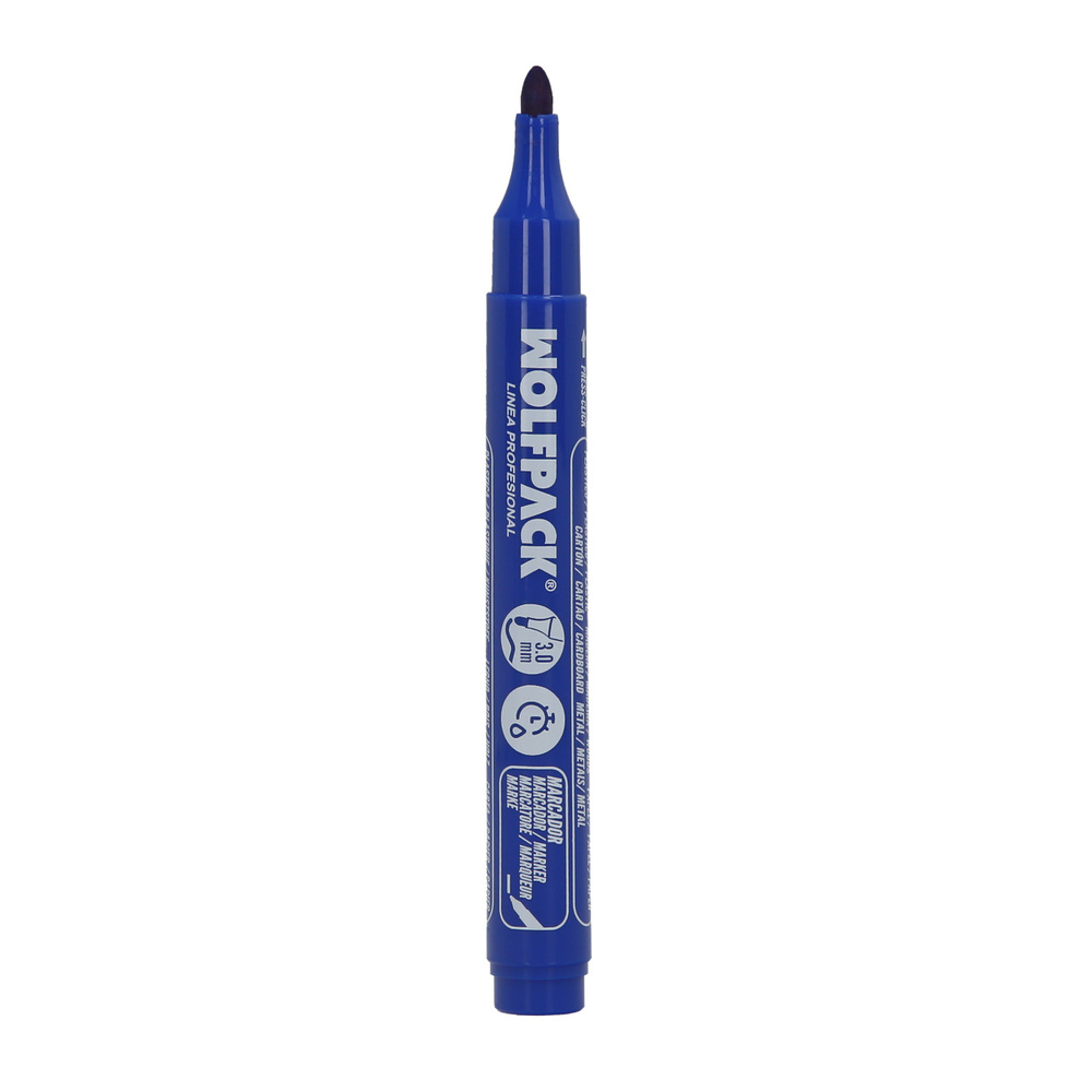 Rotulador Permanente Profesional Azul. - Imagen 5