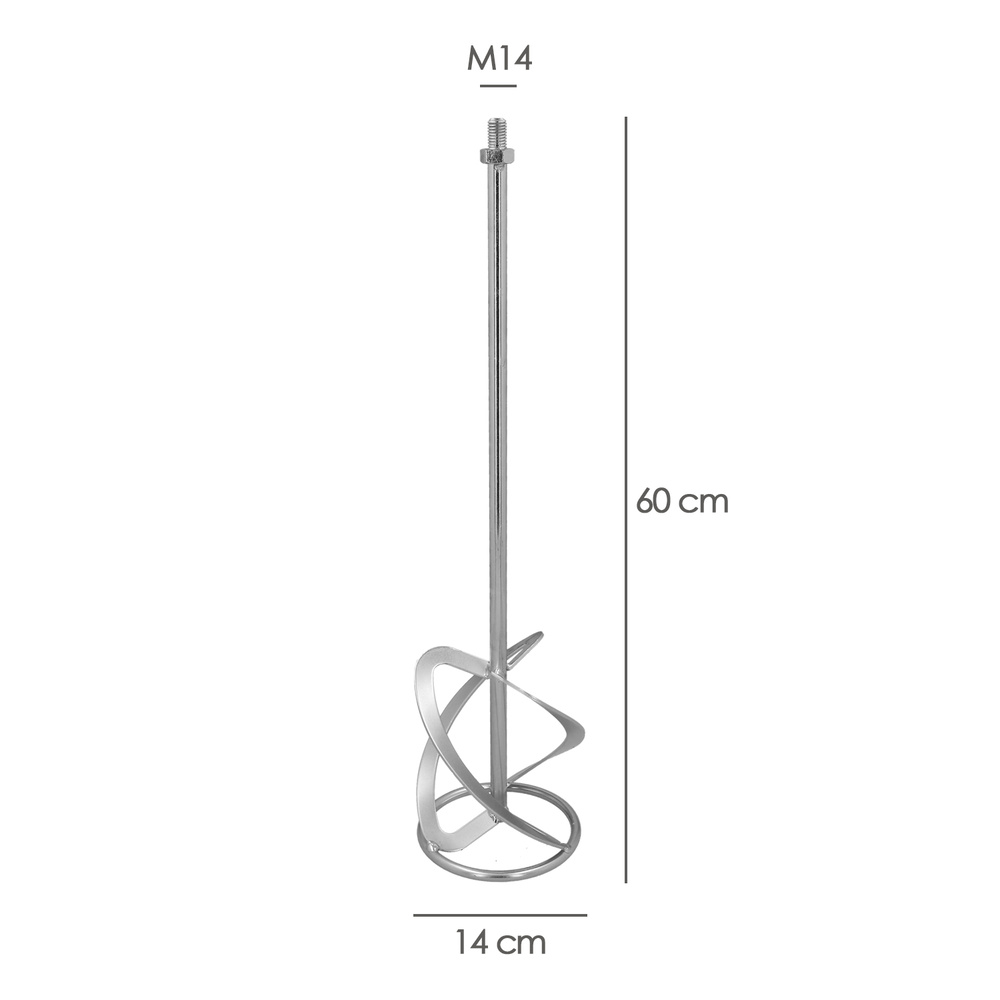 Mezclador Cola Recambio M14 140x600 mm. - Imagen 2