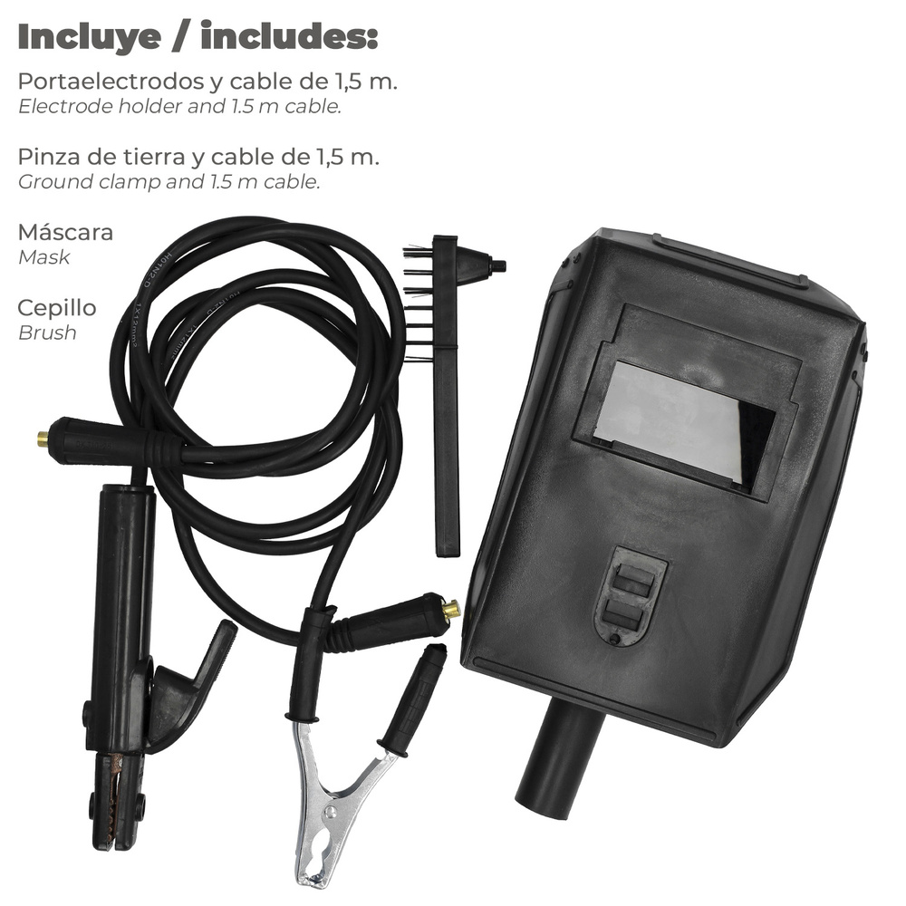 Soldadura Inverter Wolfpack 10-200 A - Imagen 3