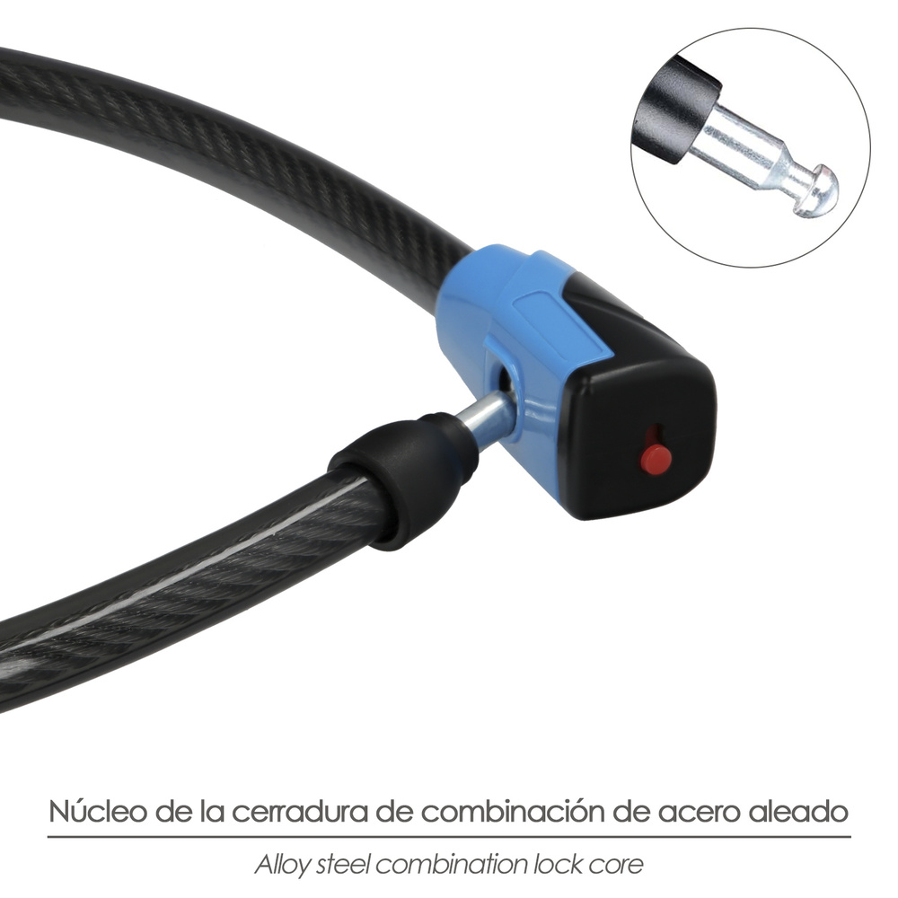 Cable Bicicleta con Llave Plana 18 Mm x 100 Cm - Imagen 5