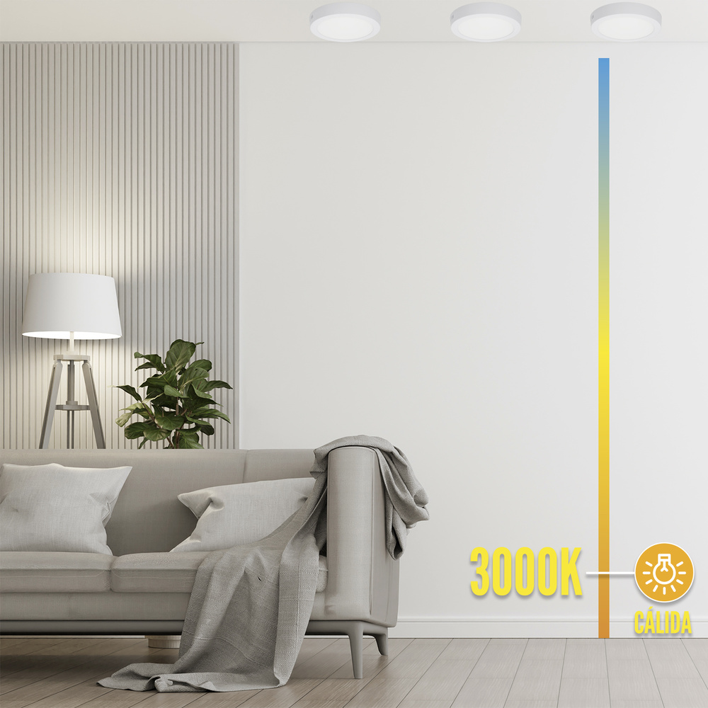 Downlight Superficie Led 20 Watt 1800 Lumenes 3000K - Imagen 4