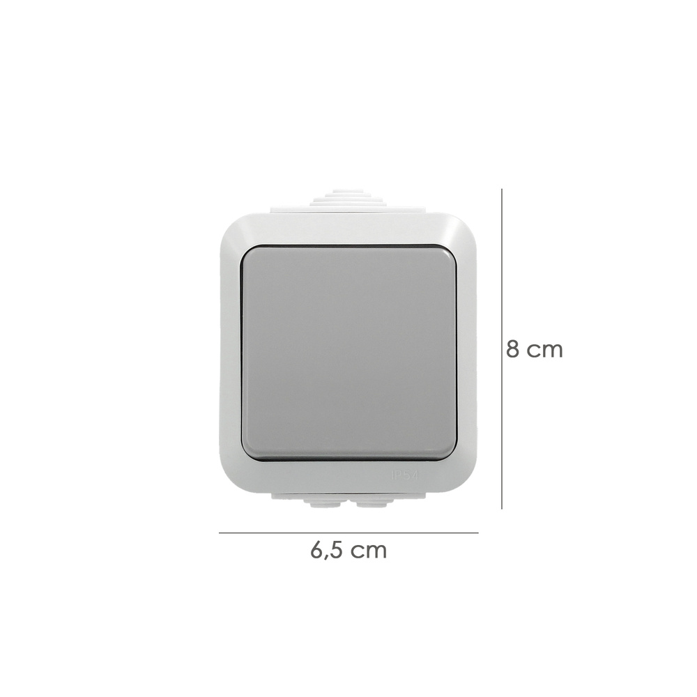 Interruptor Conmutador Con Tapa Simple - Imagen 2