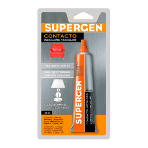 Pegamento Supergen Incoloro 40 ml.
