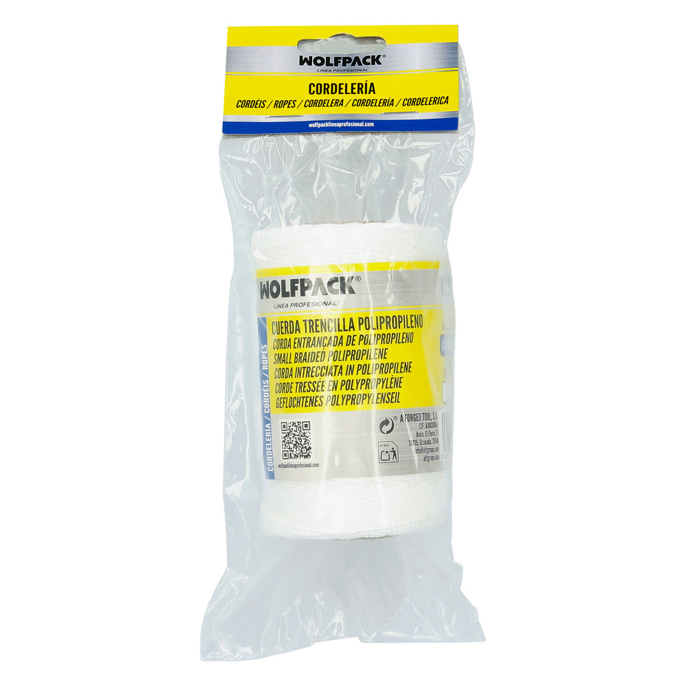 Cuerda Trencilla Polipropileno Blanco (Bobina 100 Metros) - Imagen 5