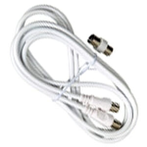 Conector TV Video Macho / Macho 2 metros Con Adaptador Macho / Hembra