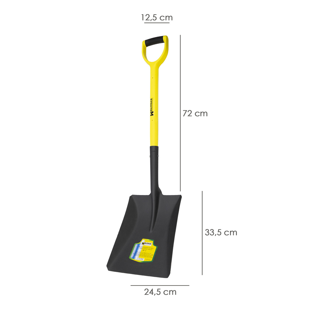 Pala Mango Fibra Vidrio Cuadrada Mango Anilla Nº 3 - Imagen 2