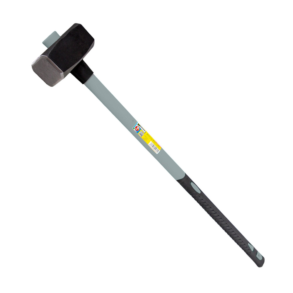 Maza Con Mango Fibra Vidrio 5 Kg. Cabeza Forjada, Con Anillo Anti Vibración, Maza / Porro