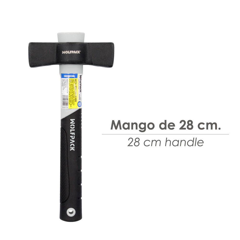 Maceta Mango Fibra Vidrio Mango Fibra Vidrio Con Empuñadura Antideslizante. 1000 Gramos 28 cm. - Imagen 4