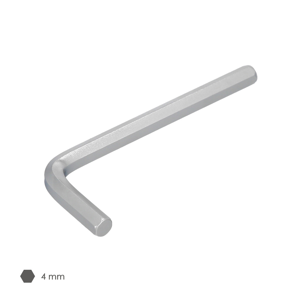 Llave Allen Standar Acero Cromo Vanadio Profesional 4,0 mm. Llave Hexagonal, Llave Allen Taller Mecanica, Llave Allen Bricolaje - Imagen 3