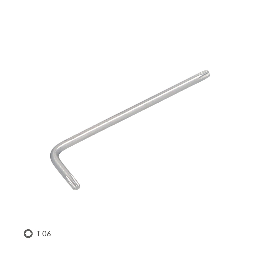 Llave Torx Standar Acero Cromo Vanadio Profesional T06 mm. Llave Estrella, Llave Allen Estrella - Imagen 3