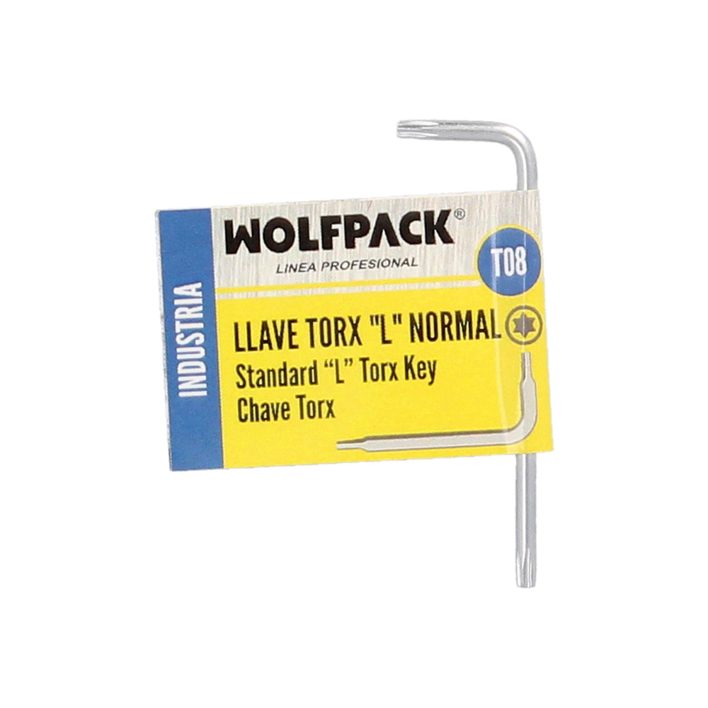 Llave Torx Standar Acero Cromo Vanadio Profesional T08 mm. Llave Estrella, Llave Allen Estrella - Imagen 5